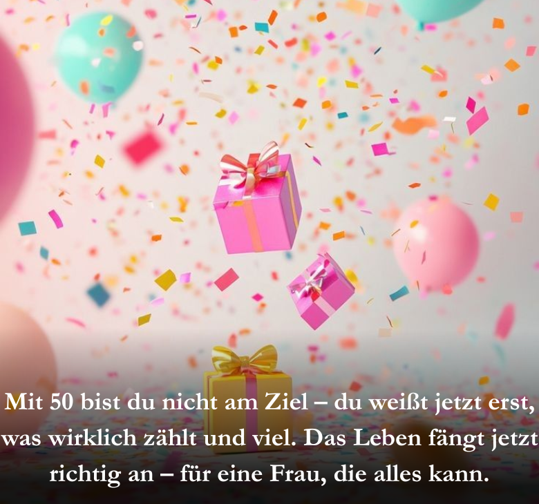 Mit 50 bist du nicht am Ziel – du weißt jetzt erst, was wirklich zählt und viel. Das Leben fängt jetzt richtig an – für eine Frau, die alles kann.