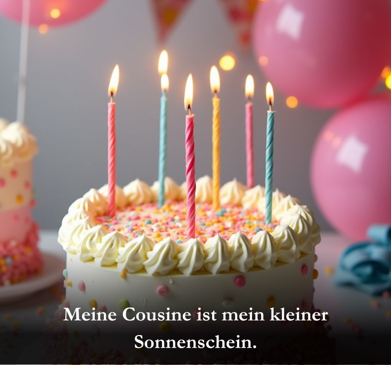 Meine Cousine ist mein kleiner Sonnenschein
