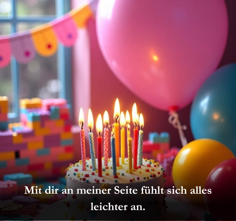 Mit dir an meiner Seite fühlt sich alles leichter an