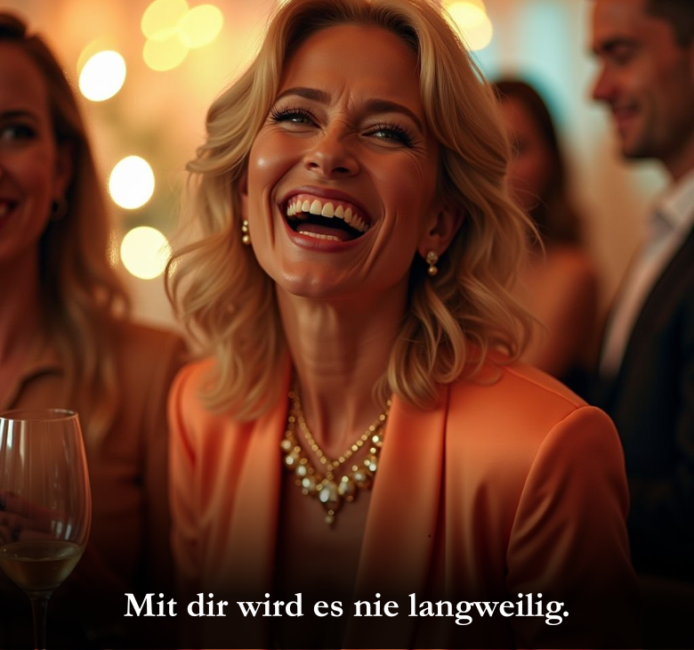 Mit dir wird es nie langweilig