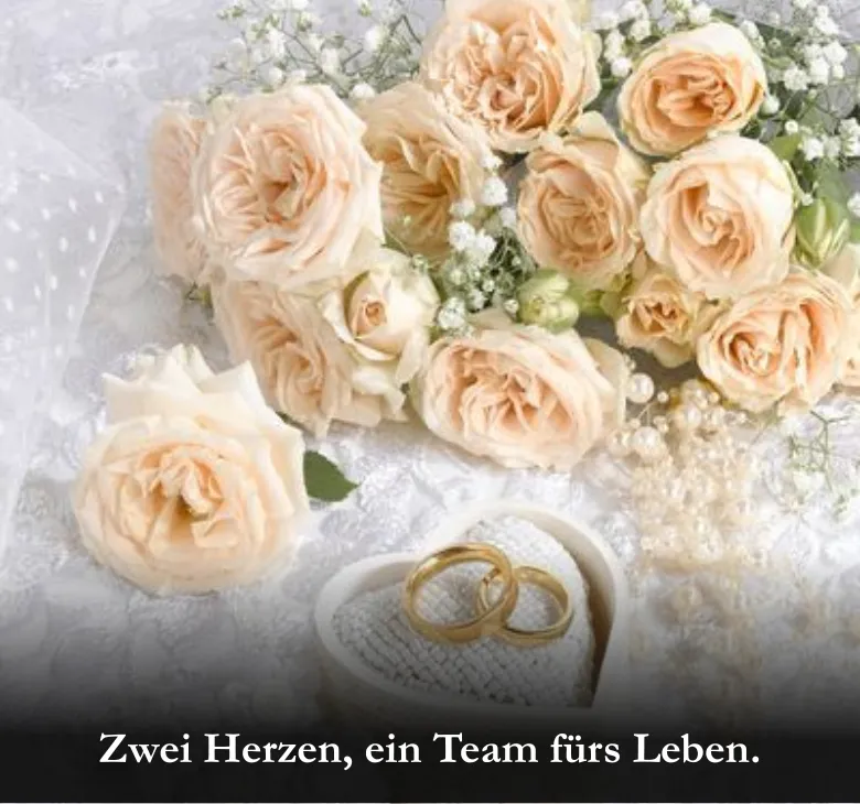 Zwei Herzen, ein Team fürs Leben.