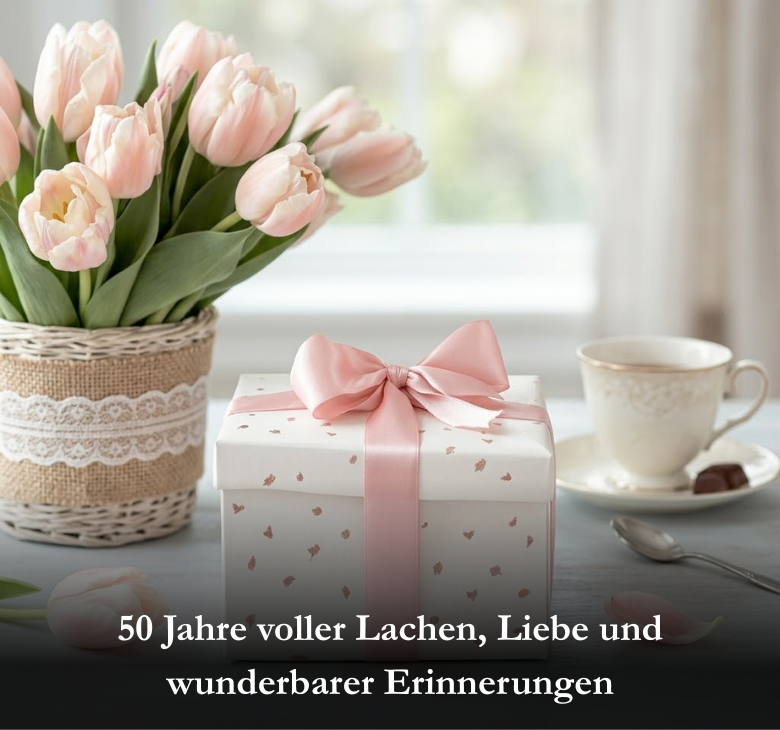 50 Jahre voller Lachen, Liebe und wunderbarer Erinnerungen