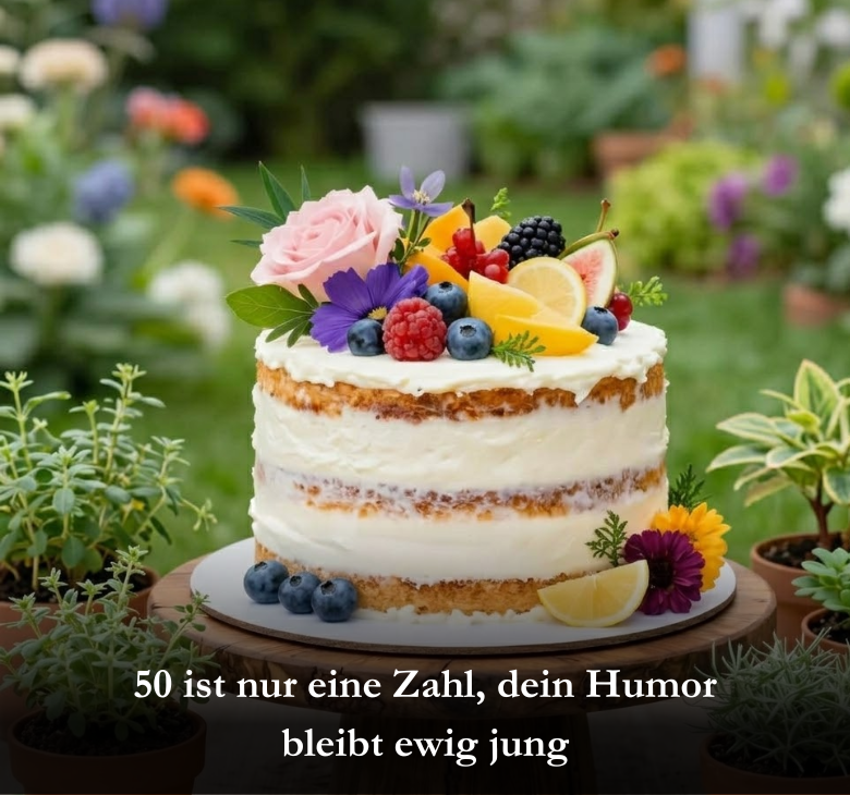 50 ist nur eine Zahl, dein Humor bleibt ewig jung