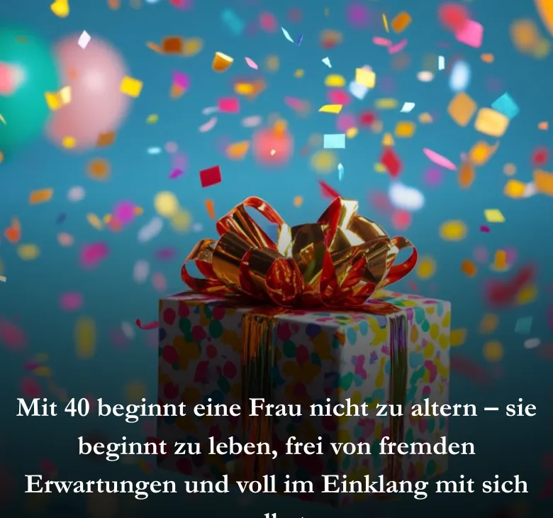 Mit 40 beginnt eine Frau nicht zu altern – sie beginnt zu leben, frei von fremden Erwartungen und voll im Einklang mit sich selbst.