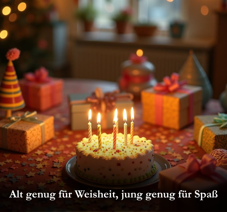 Alt genug für Weisheit, jung genug für Spaß