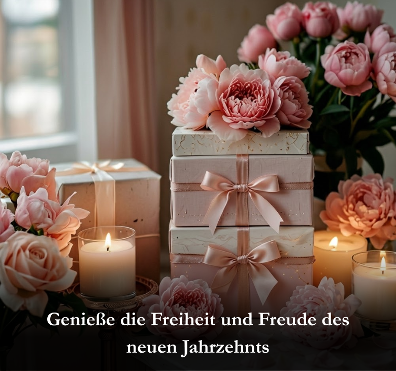 Genieße die Freiheit und Freude des neuen Jahrzehnts