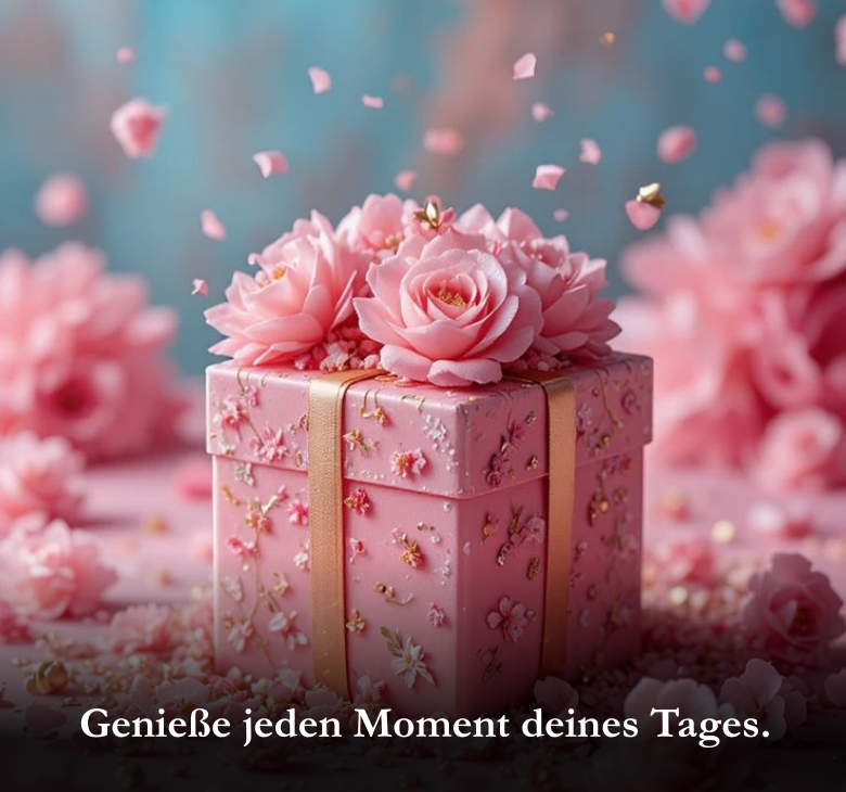 Genieße jeden Moment deines Tages