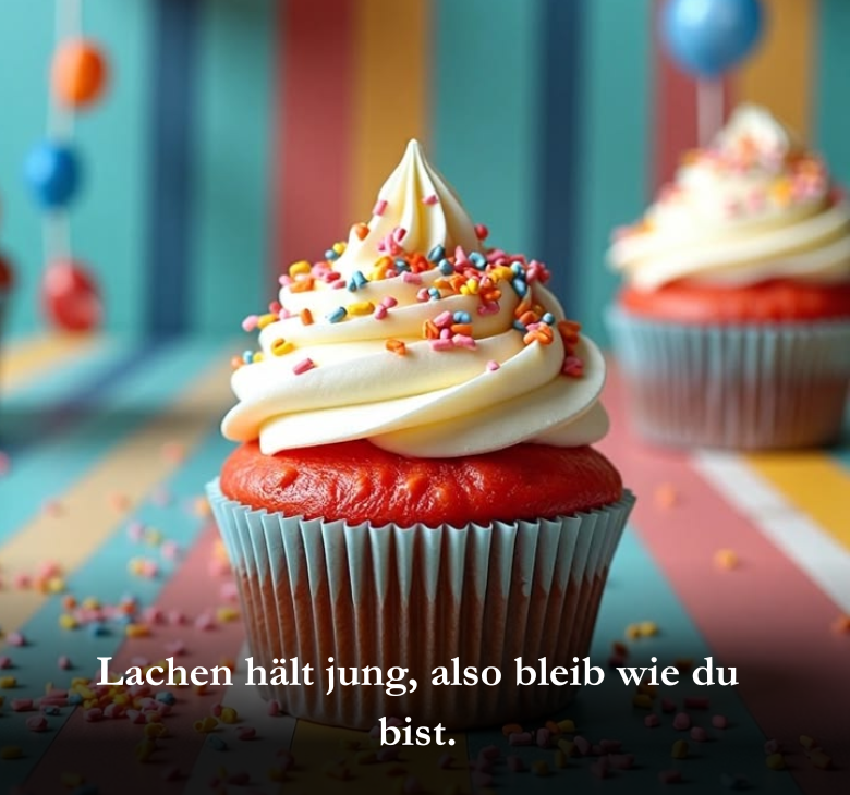 Lachen hält jung, also bleib wie du bist
