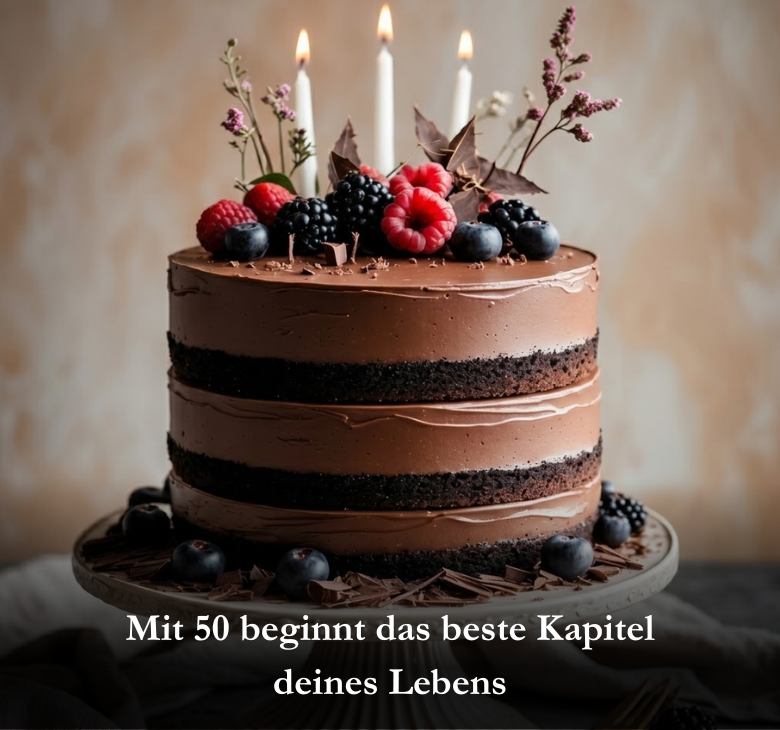 Mit 50 beginnt das beste Kapitel deines Lebens