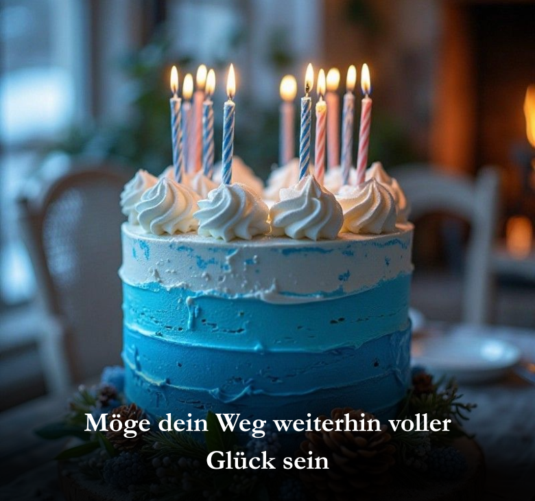 Möge dein Weg weiterhin voller Glück sein