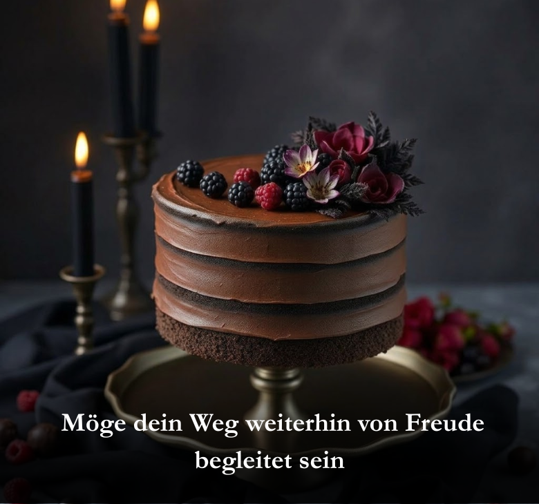 Möge dein Weg weiterhin von Freude begleitet sein