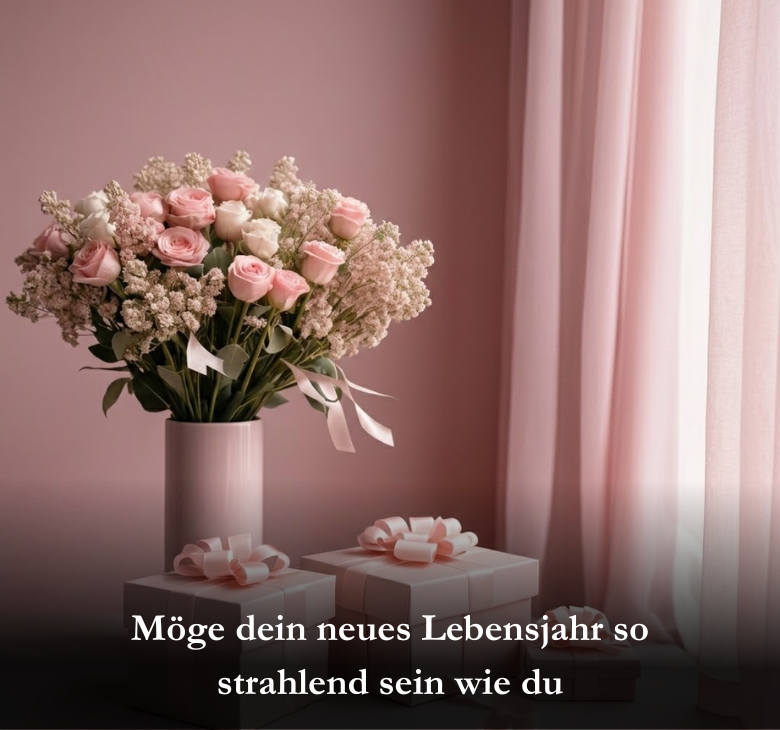 Möge dein neues Lebensjahr so strahlend sein wie du