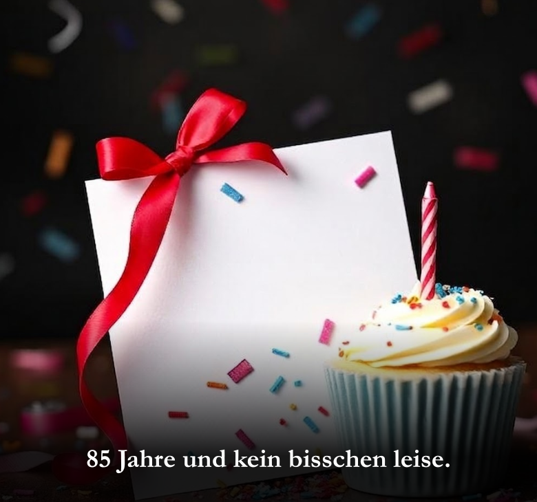 85 Jahre und kein bisschen leise
