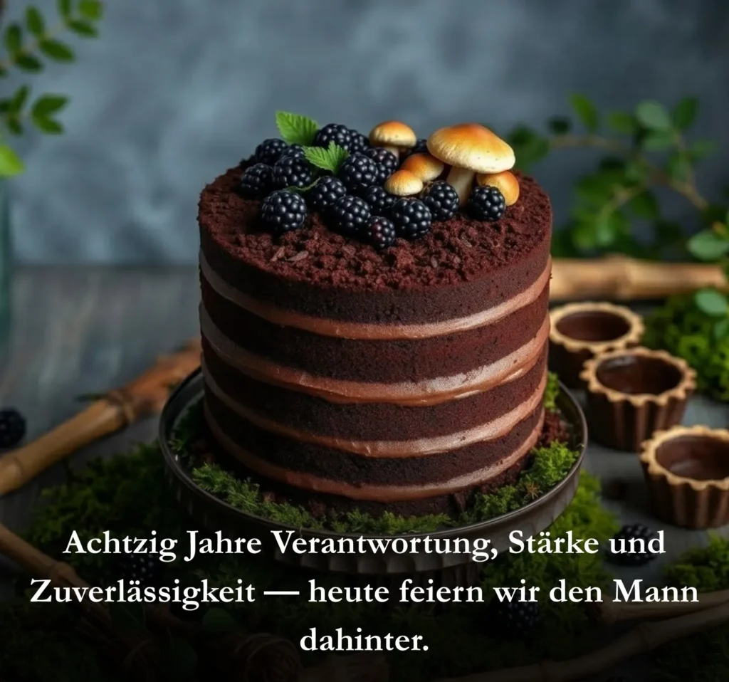 Achtzig Jahre Verantwortung, Stärke und Zuverlässigkeit — heute feiern wir den Mann dahinter.