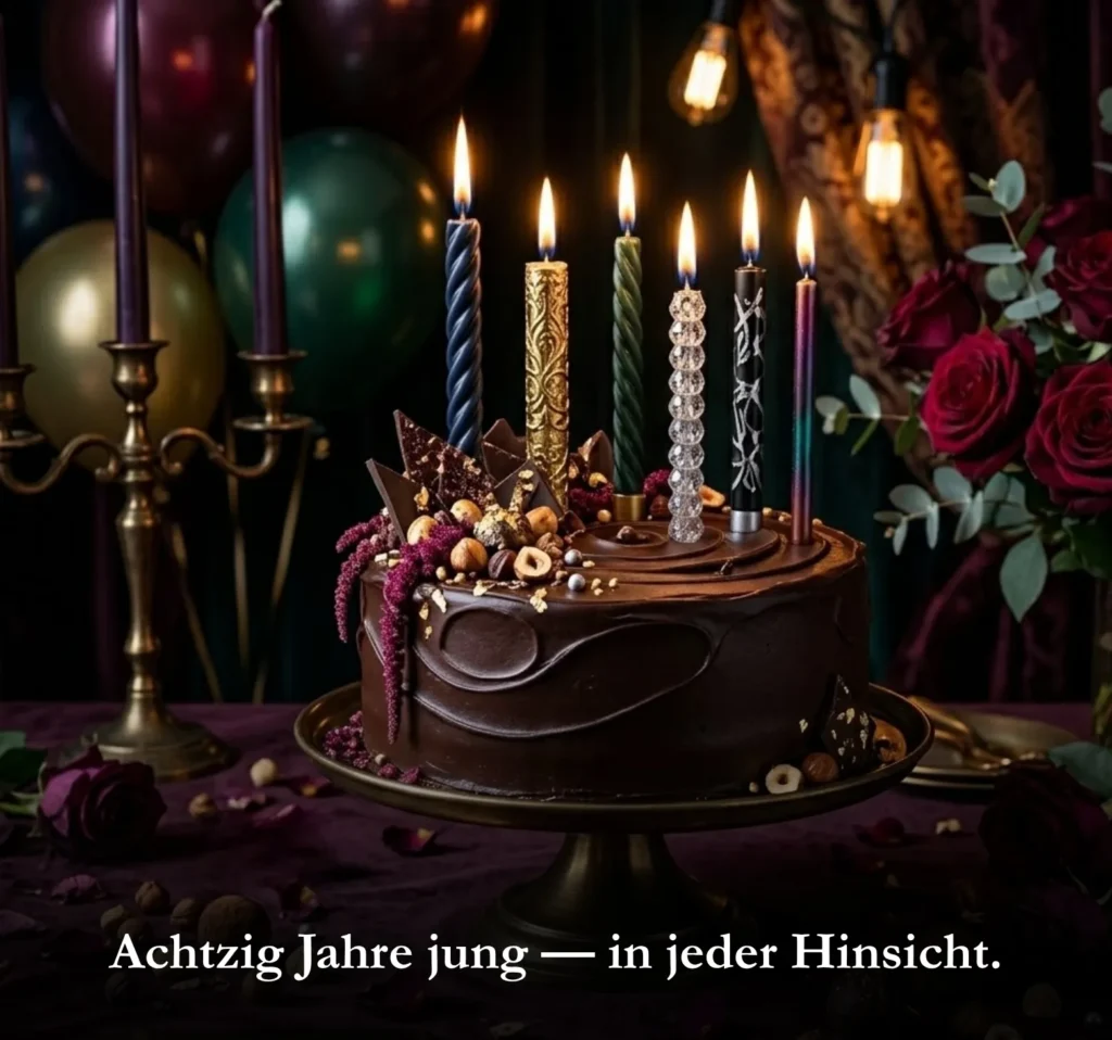 Achtzig Jahre jung — in jeder Hinsicht.