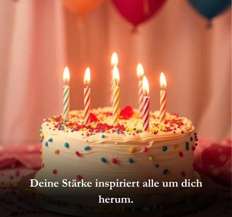 Deine Stärke inspiriert alle um dich herum