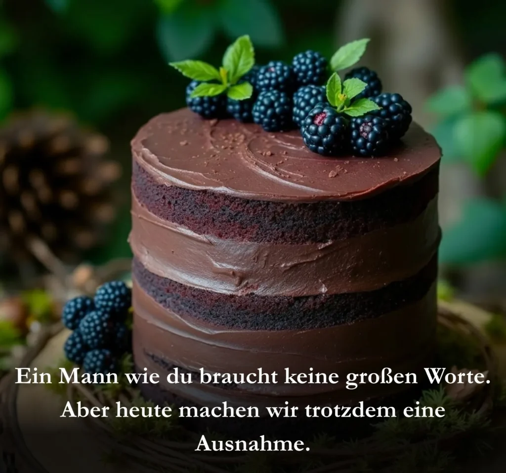 Ein Mann wie du braucht keine großen Worte. Aber heute machen wir trotzdem eine Ausnahme.