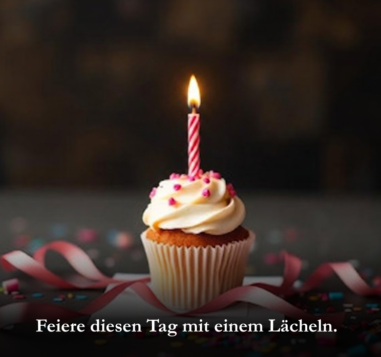 Feiere diesen Tag mit einem Lächeln