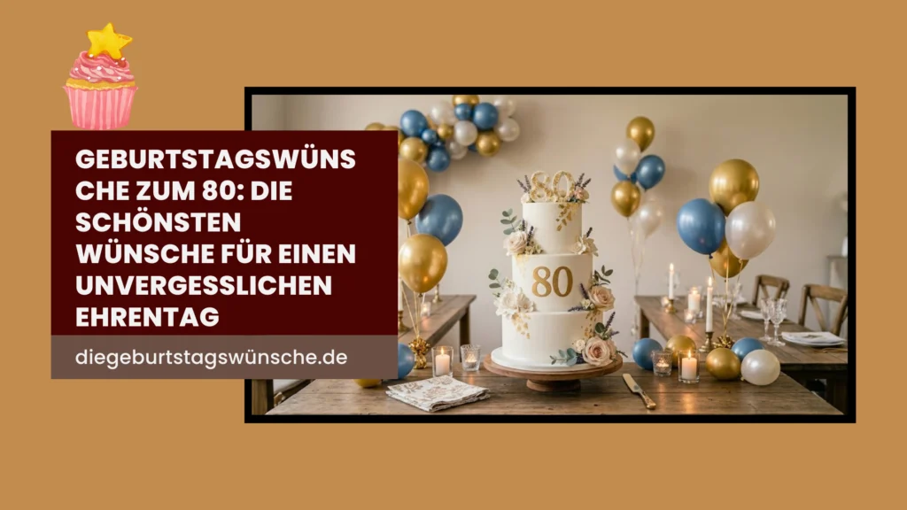 Geburtstagswünsche zum 80 Die schönsten Wünsche für einen unvergesslichen Ehrentag