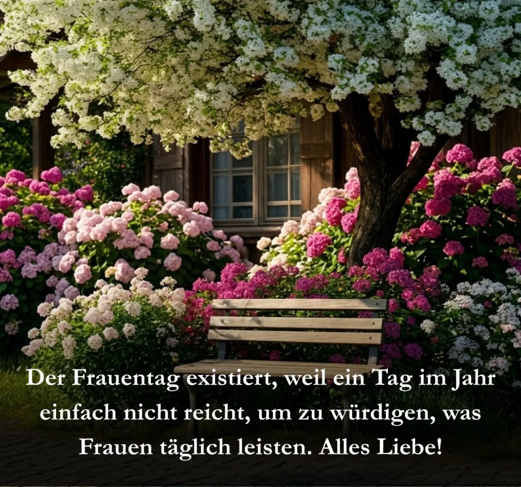 Der Frauentag existiert, weil ein Tag im Jahr einfach nicht reicht, um zu würdigen, was Frauen täglich leisten. Alles Liebe!