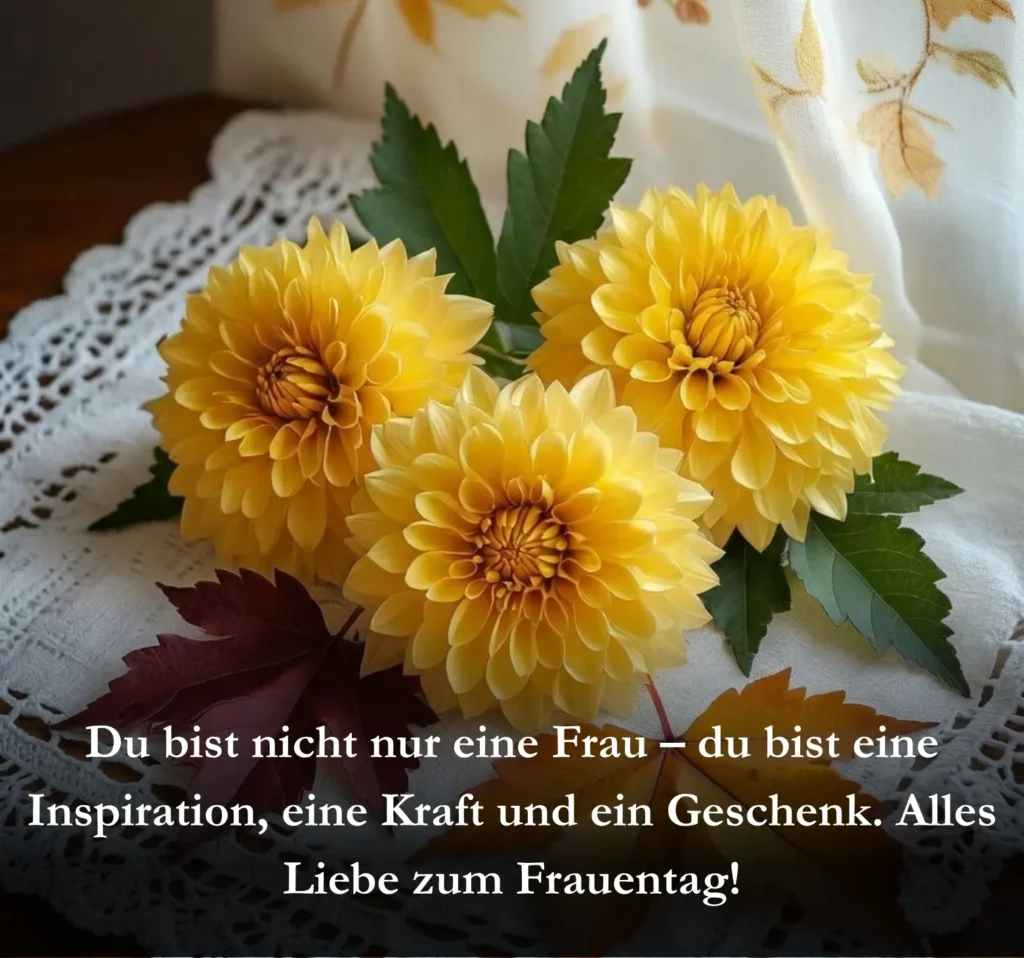 Du bist nicht nur eine Frau – du bist eine Inspiration, eine Kraft und ein Geschenk. Alles Liebe zum Frauentag!