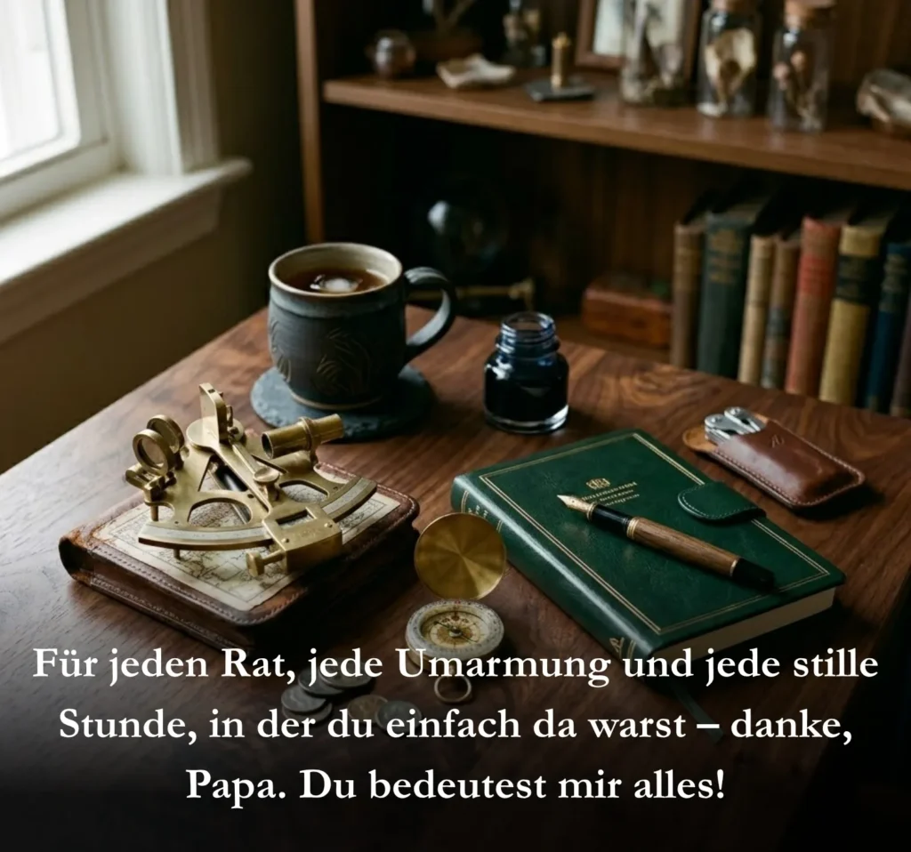Für jeden Rat, jede Umarmung und jede stille Stunde, in der du einfach da warst – danke, Papa. Du bedeutest mir alles!