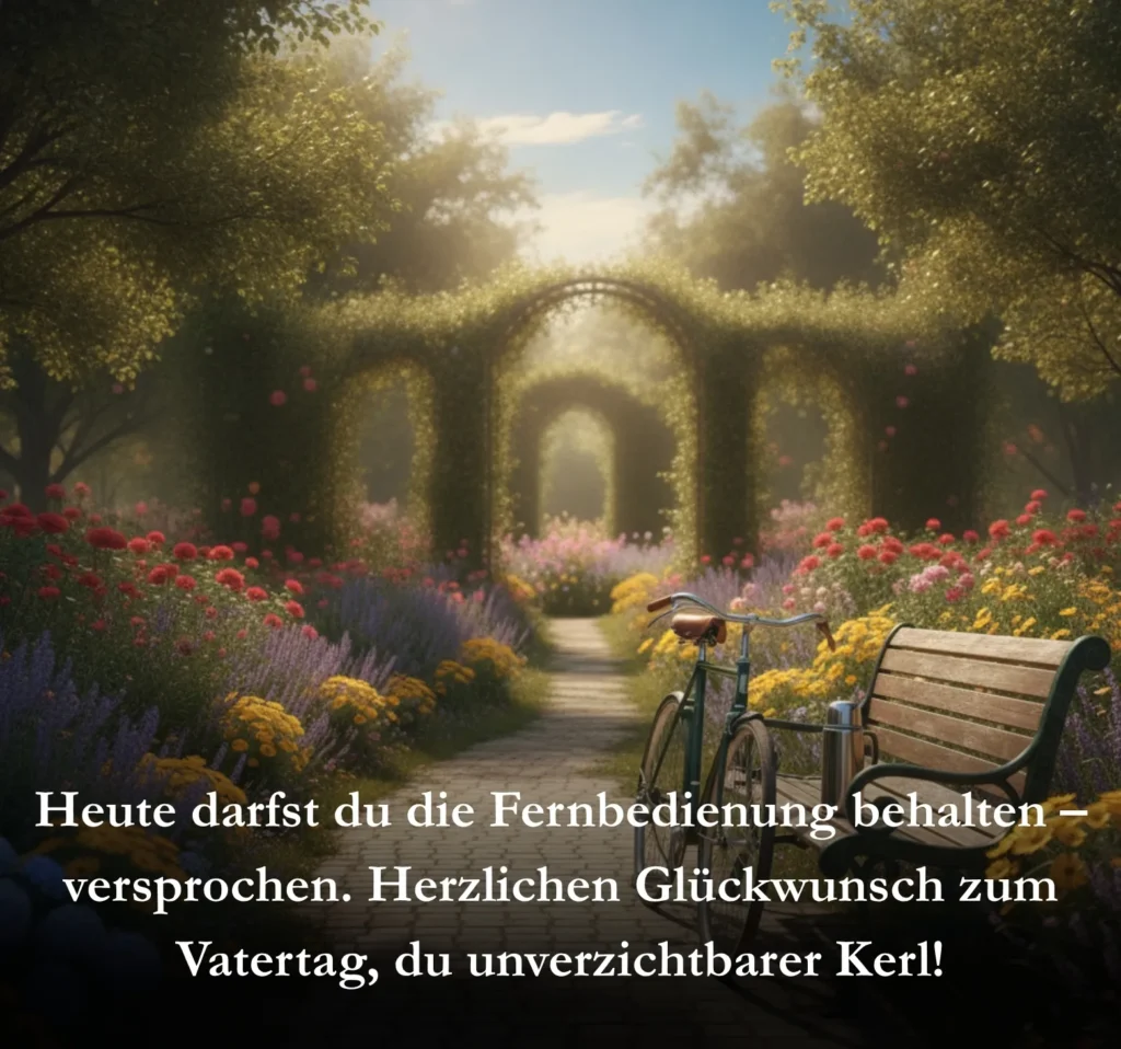 Heute darfst du die Fernbedienung behalten – versprochen. Herzlichen Glückwunsch zum Vatertag, du unverzichtbarer Kerl!