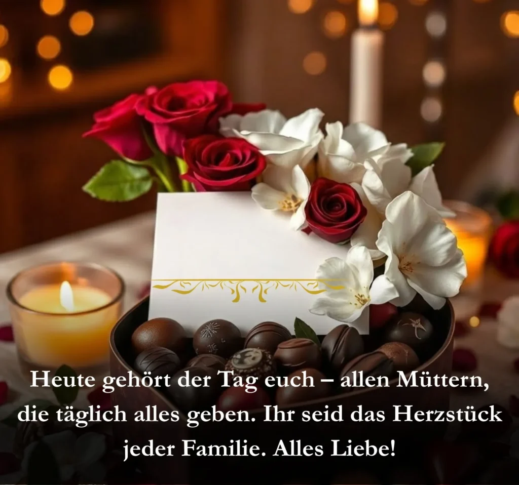 Heute gehört der Tag euch – allen Müttern, die täglich alles geben. Ihr seid das Herzstück jeder Familie. Alles Liebe!