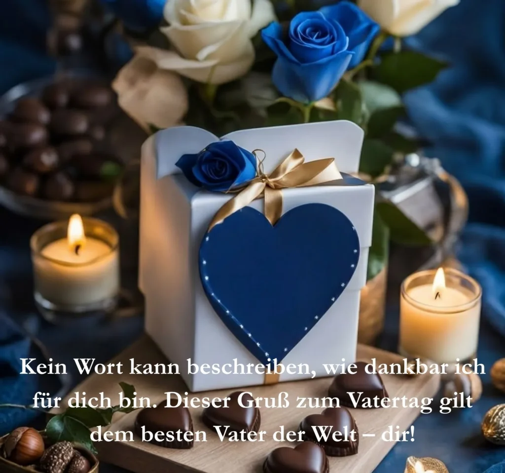 Kein Wort kann beschreiben, wie dankbar ich für dich bin. Dieser Gruß zum Vatertag gilt dem besten Vater der Welt – dir!